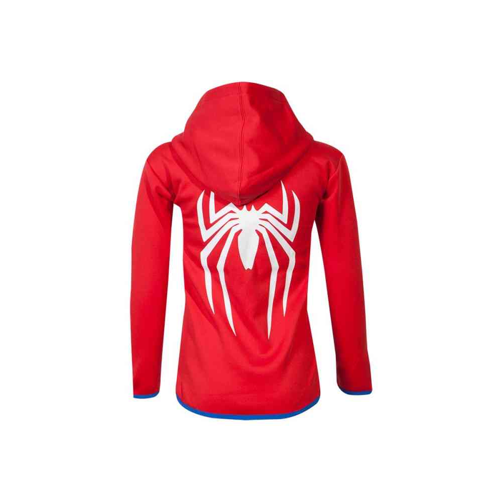 Marvel SpiderMan - Kids Teq Veste Zip à Capuche Enfants - Rouge